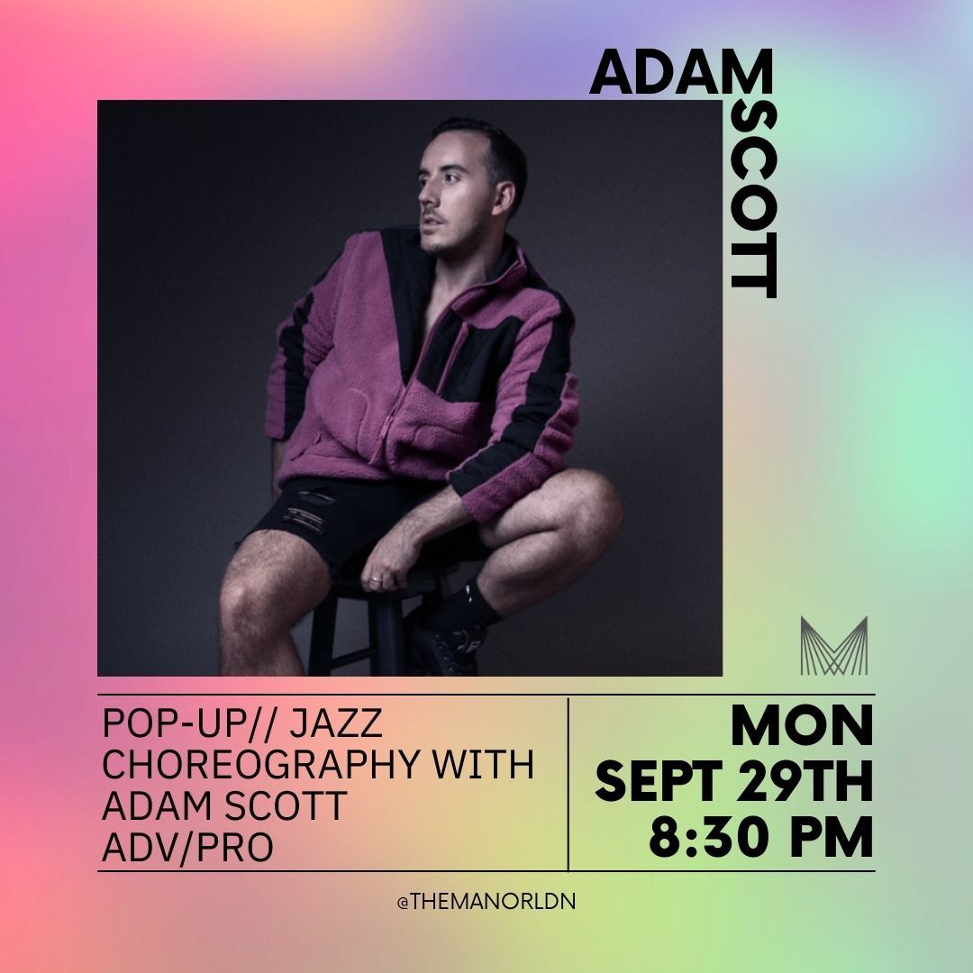 September 29th 2025 Pop-Up// Jazz Choreography with Adam Scott