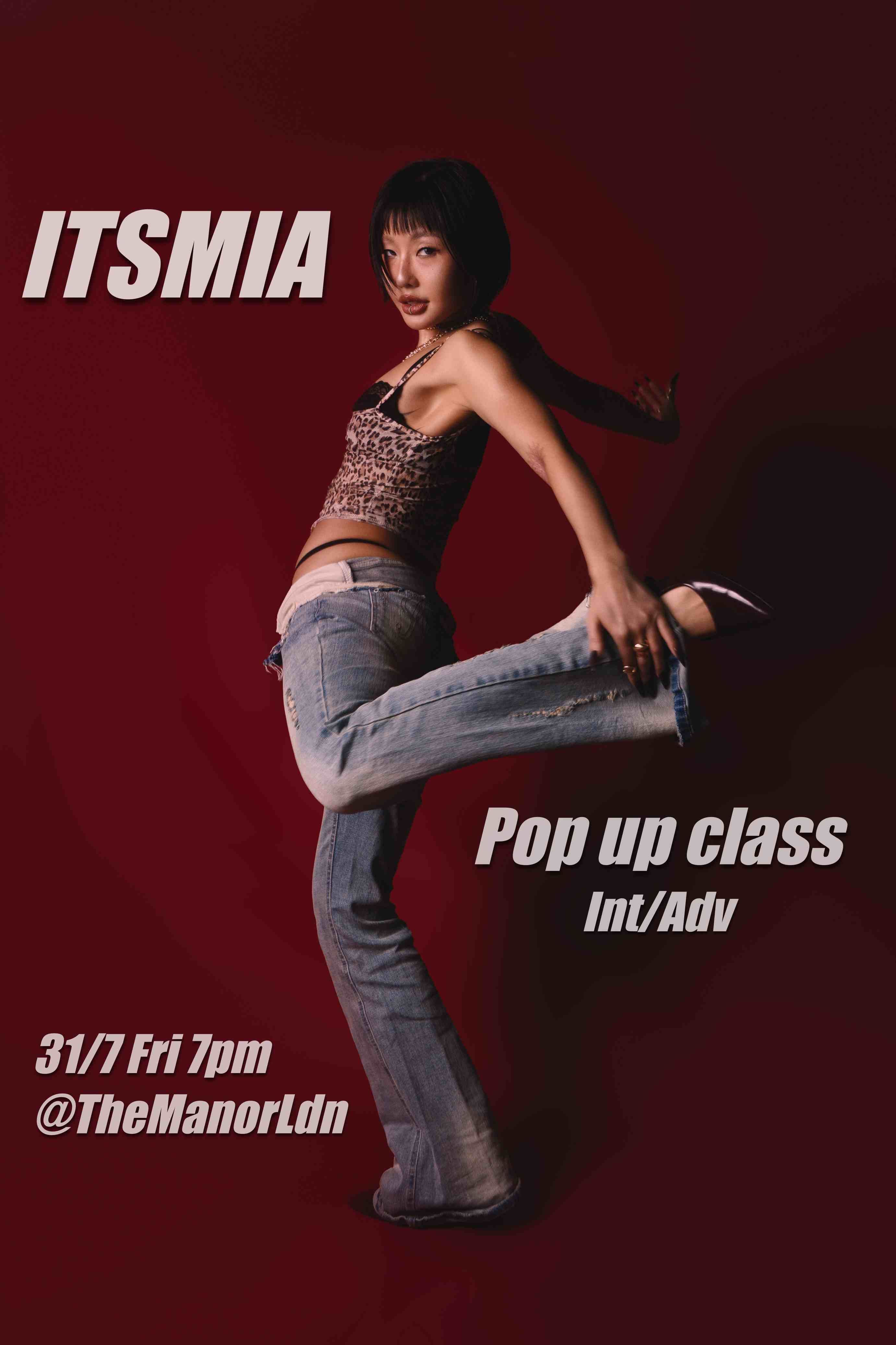 July 31st 2026 Pop-Up// ITSMIA Open Choreography Class