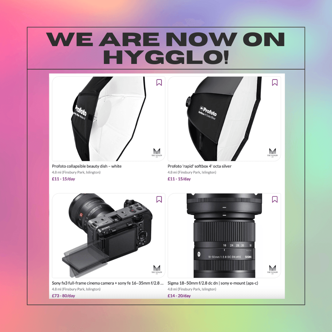 We are now on Hygglo! Rent Out Professional Photography and Videography Equipment Today!