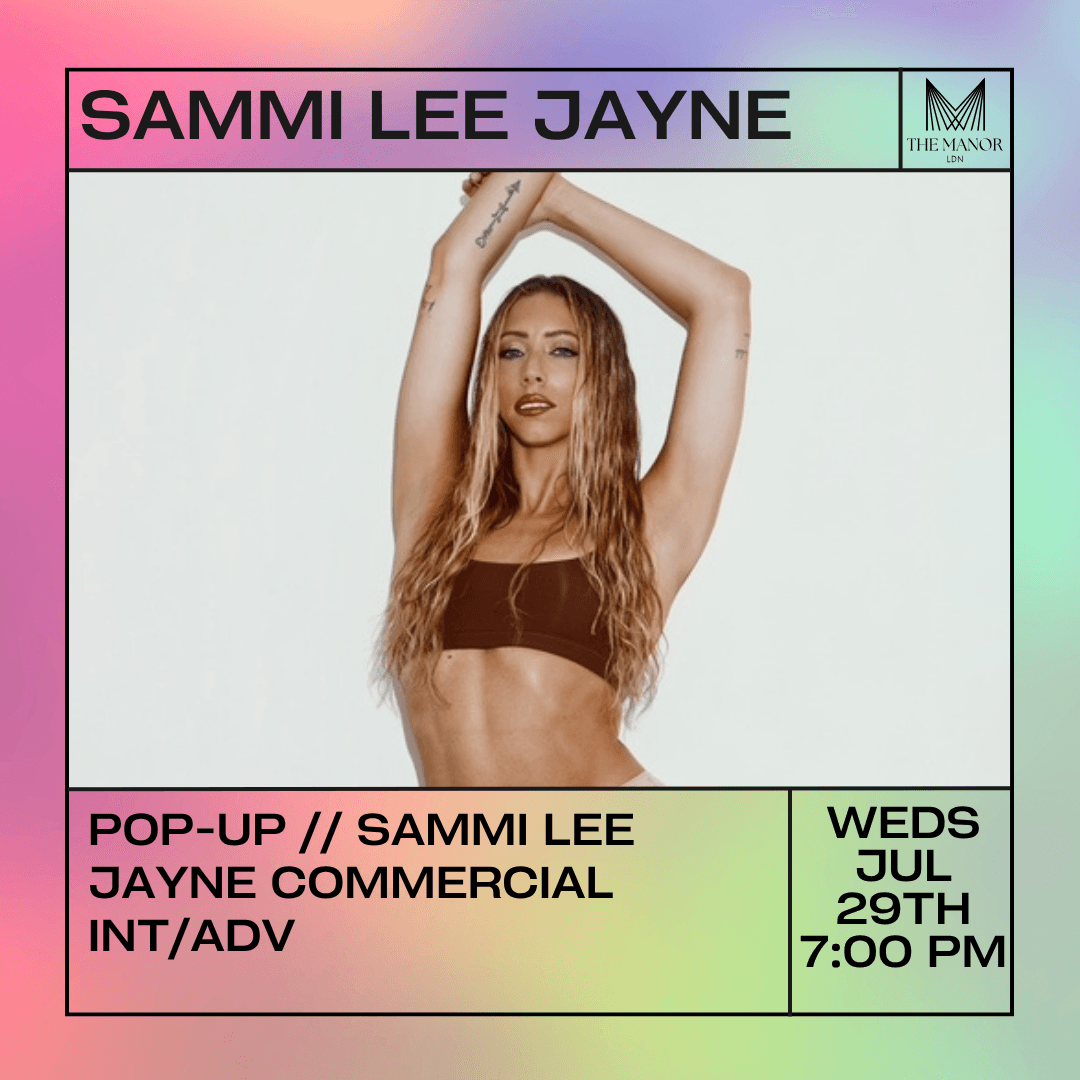 July 29th 2026 Pop-Up// Sammi Lee Jayne Commercial Choreography