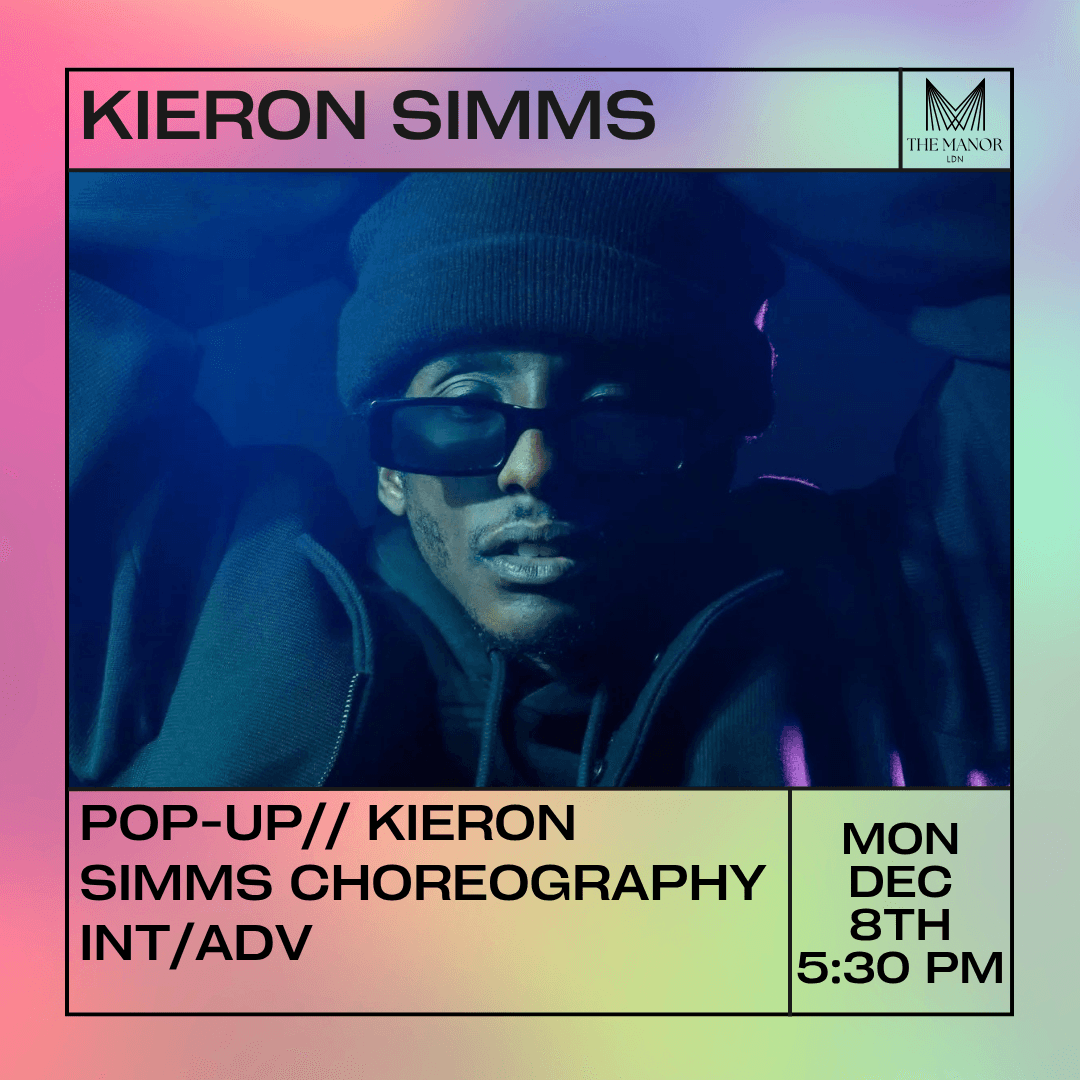 December 8th 2025 Pop-Up// Kieron Simms Choreography Class 