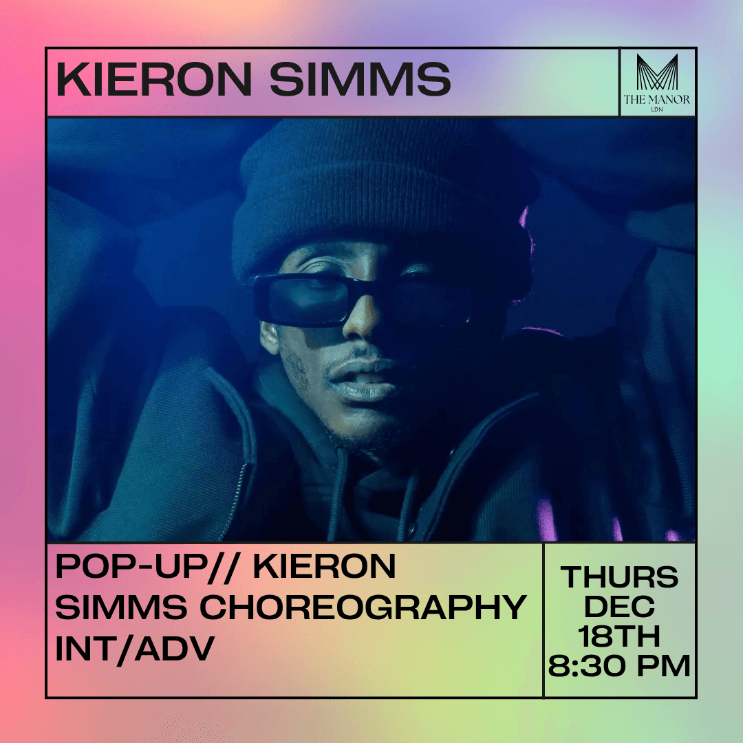 December 18th 2025 Pop-Up// Kieron Simms Choreography Class 