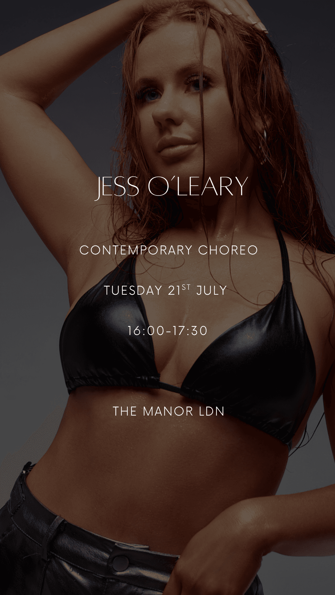 July 21st 2026 Pop-Up// Jess O'Leary Contemporary/Lyrical Choreo