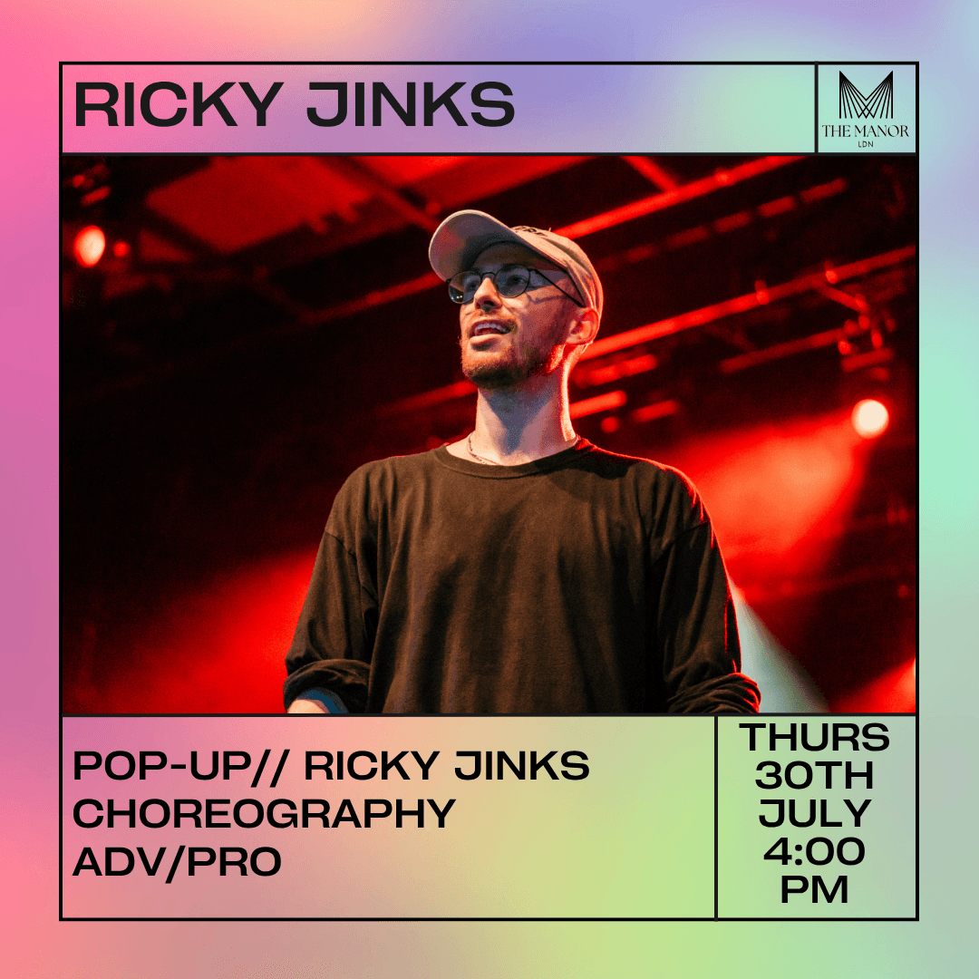July 30th 2026 Pop-Up// Ricky Jinks Choreography