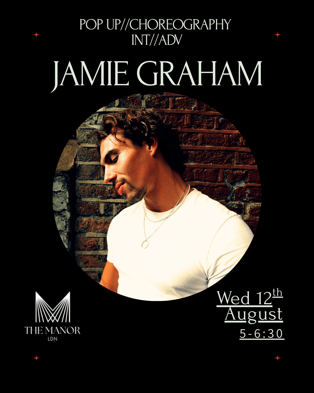 August 12th 2026 Pop-Up// Jamie Graham Choreography