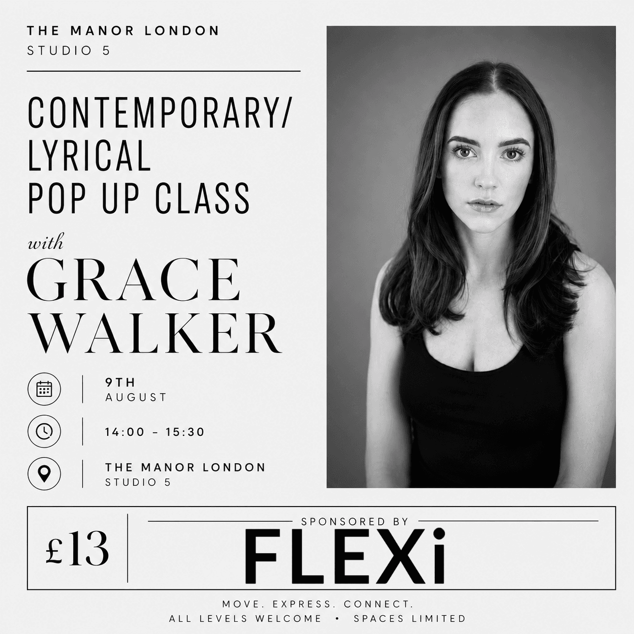August 9th 2026 Pop-Up// GRACE WALKER x FLEXi CLO 