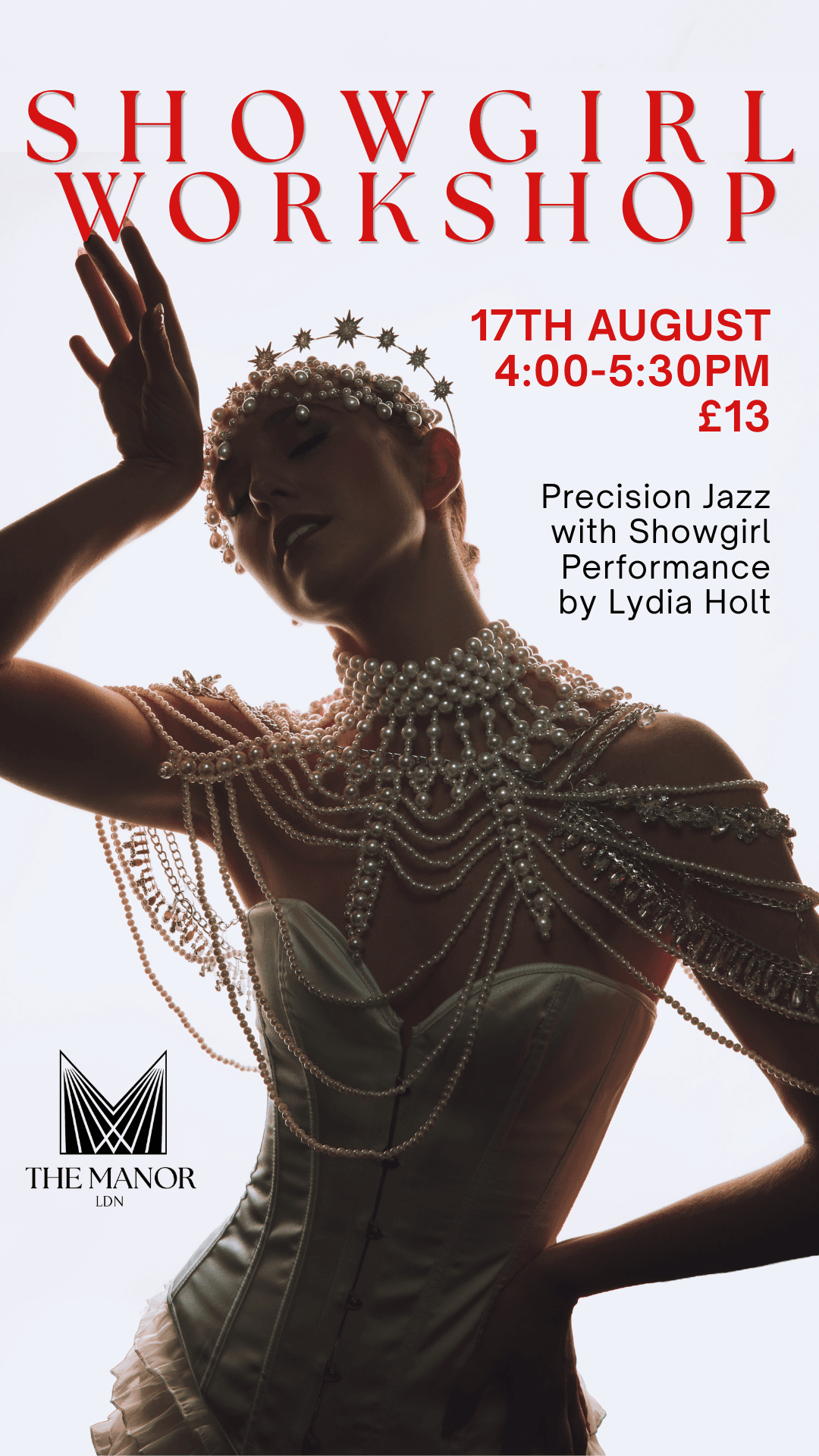 August 17th 2026 Pop-Up// Lydia Holt Showgirl Workshop