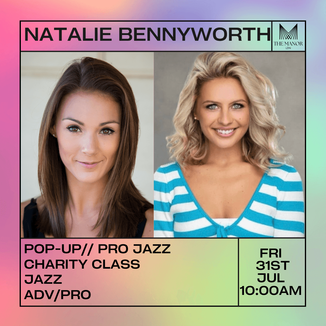 July 31st 2026 Pop-Up// Pro Jazz Charity Class with Natalie Bennyworth