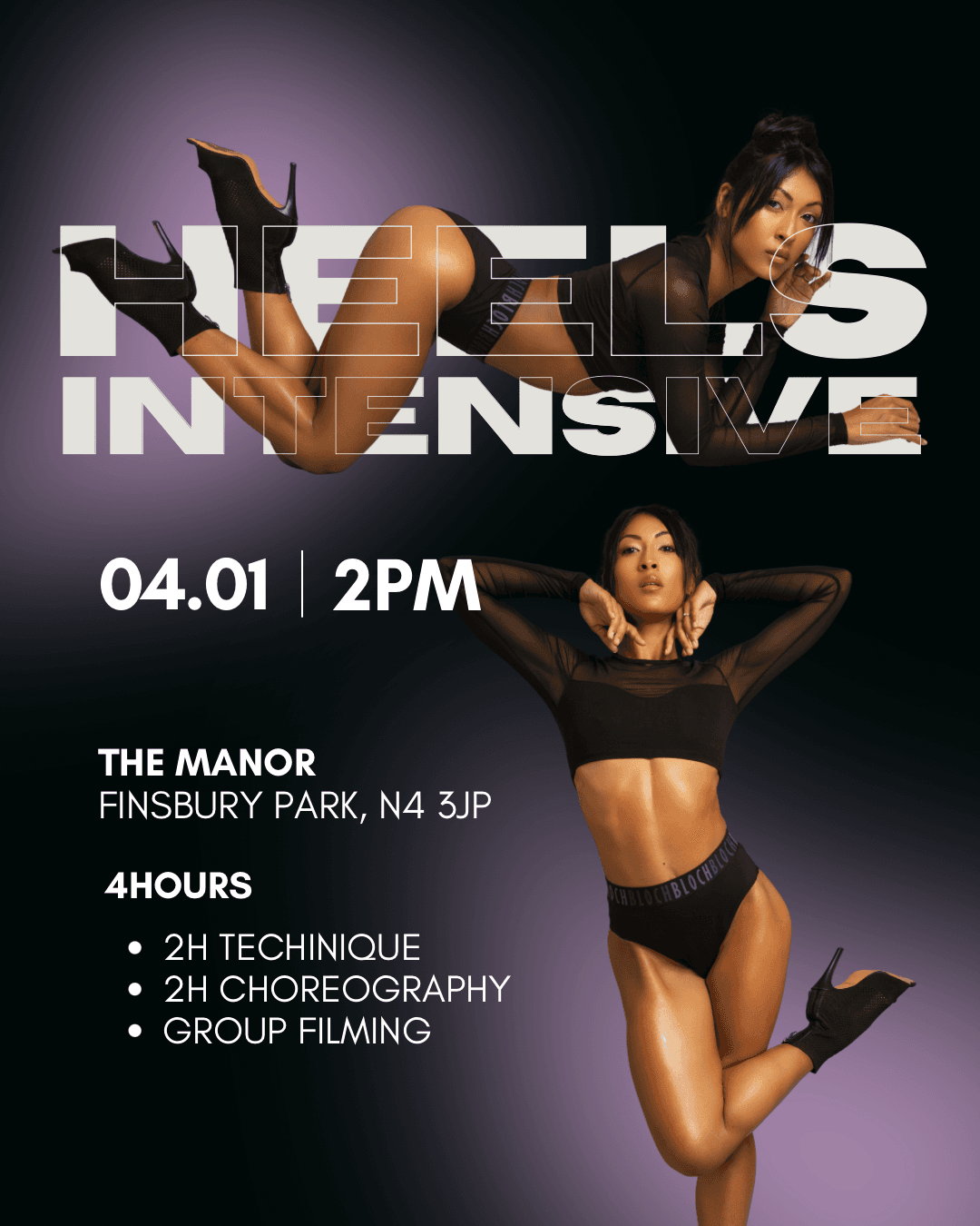 January 4th 2026 Pop-Up// HEELS INTENSIVE