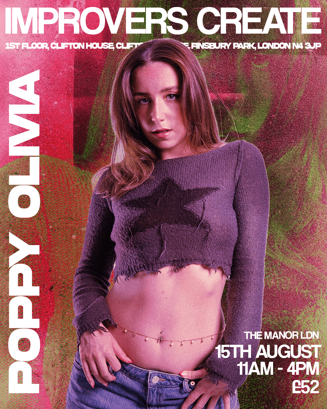 August 15th 2026 Pop-Up// Improvers Create with Poppy Olivia