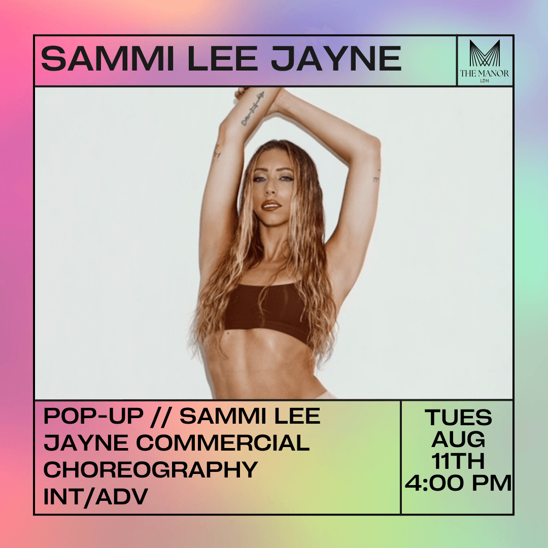 August 11th 2026 Pop-Up//Sammi Lee Jayne Commercial Choreography