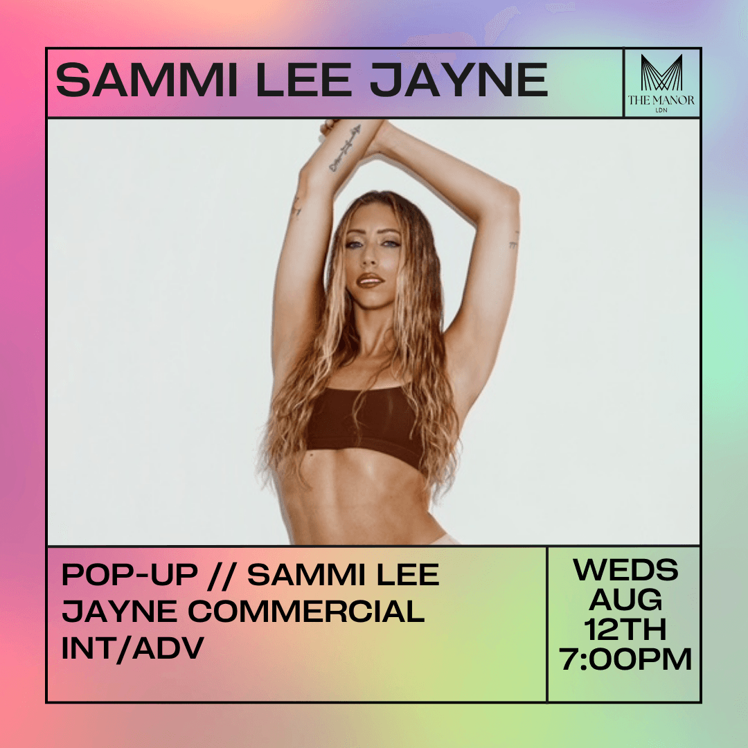 August 12th 2026 Pop-Up// Sammi Lee Jayne Commercial Choreography