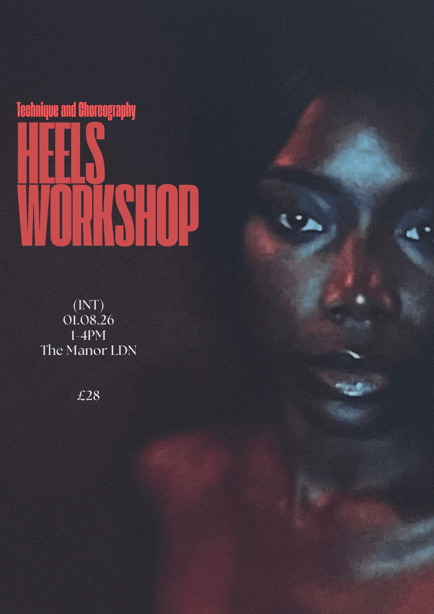 August 1st 2026 Pop-Up// Heels Workshop with Shanley Jorge-Elde